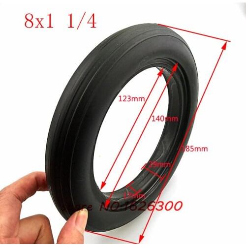 Lightning shipment 8x1 1/4 (200x45) Electric scooter solid tyre 8*1 1/4 200*45 non inflation solid tyre 8 inch tyre