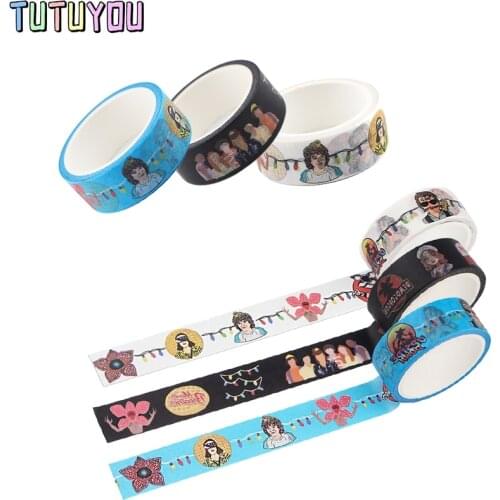 PC2158 1pcs TV Strange Things Decorative Paper Washi Tape DIY Scrapbooking Tapes School Office Supply