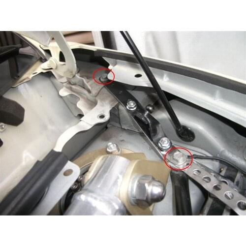 For Daihatsu Esse L235 2005-2011 Front Bonnet Hood Modify Gas Struts Carbon Fiber Spring Damper Lift Support Absorber