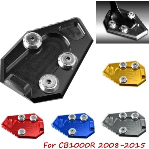 For Honda CB1000R CB1000 R 2008-2015 Motorcycle Kickstand Foot Side Stand Extension Enlarge Pad Support Plate