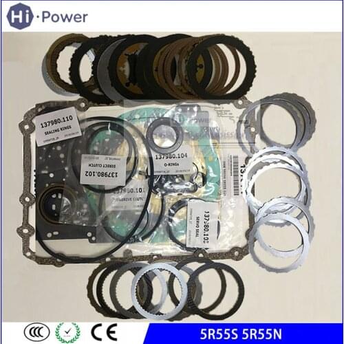 5R55N 5R55S Gearbox Transmision Repair Overhaul Kit Master kit friction & Steel Kit For LINCOLN JEEP JAGUAR