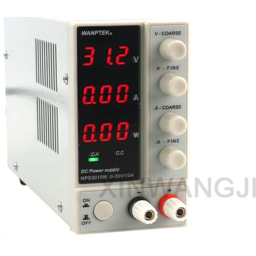 NPS3010W Adjustable Digital DC Power Supply 30V 10A With Voltage Current And Power Display Switch Laboratory Power Supply