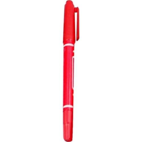 Thin Double Headed Marker Pen Plastic Permanent Marker Office Stationery Supplies