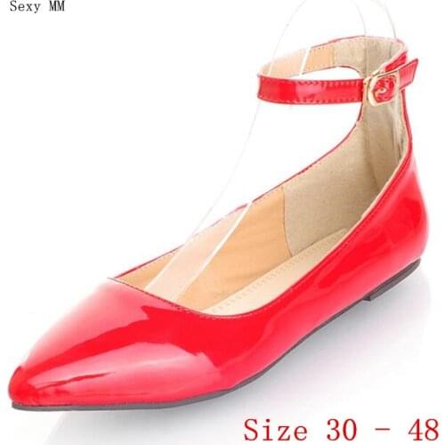 Shoes Woman Slip On Shoes Loafers Girl Ballet Flats Women Flat Shoes Soft Comfortable Plus Size 30 - 40 41 42 43 44 45 46 47 48