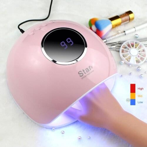 Nail Dryer LED Lamp 66W UV Lamp For Manicure Machine 33Leds Nail Lamps Curing All Gel Polish LCD Display