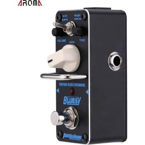 AROMA ABY-3 Bluesy Vintage Blues Overdrive Mini Single Electric Guitar Effect Pedal True Bypass guitar pedal guitar accessories