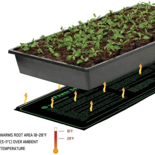 EU Plug Waterproof Seedling Heating Mat 24x52CM Plant Seed Germination Propagation Clone Starter Pad Garden Supplies