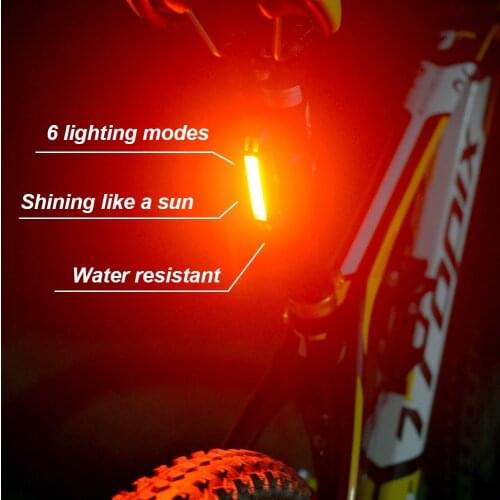 ZTTO Waterproof MTB Moutain Road Bike Bicycle Cycling Front Rear USB Rechargeable Safe 30 LED 100 Lumen Light Taillight WR01