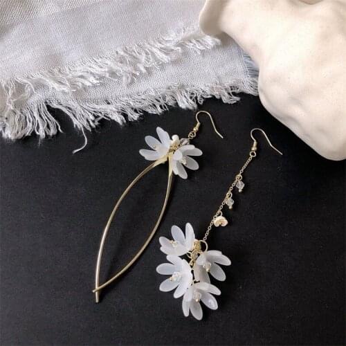 Earrings female long tassel earrings Korean temperament earrings pendant earrings all-match trendy elegant exquisite earrings