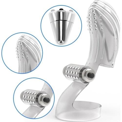 Finger Sleeve Vibrator Sex Toys For Women Clitoris Stimulate G Spot Orgasm Massager Female Masturbator Adult Products Lesbian L1