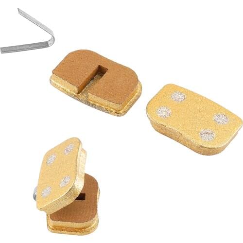 1 Pair Rectangular Full-metallic Hydraulic Disc Brake Pads For AOBANG BOLI AONUOSAI MTB Bicycle Cycling Riding Accessories