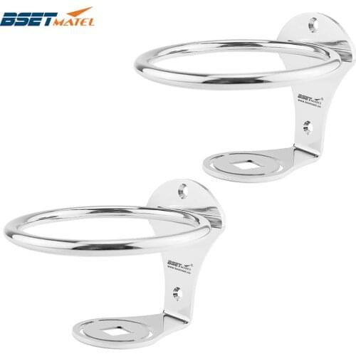 2PCS Stainless Steel 316 Cup Drink Holder Can Bottle Holder Stand Mount Support Auto Car Marine Boat Truck RV Fishing Box