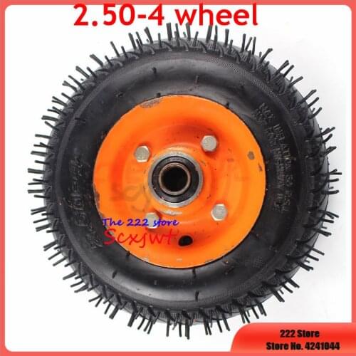 8 Inch Wheelbarrow Pneumatic Caster Wheel Industrial Spare Tire Barrow Workshop Trolley Castor Silence Rolling Hand Cart Pulley