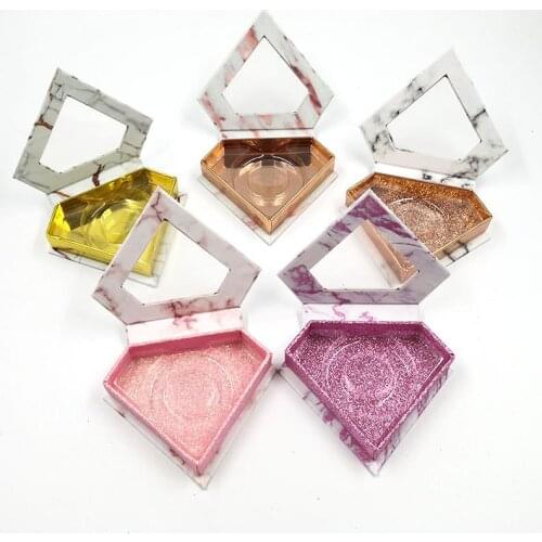 Diamond Lash Boxes Glitter Eyelash Box With Lash Holders Pink Boxes For Lash Pink Eyelash Boxes Glitter Lash Case