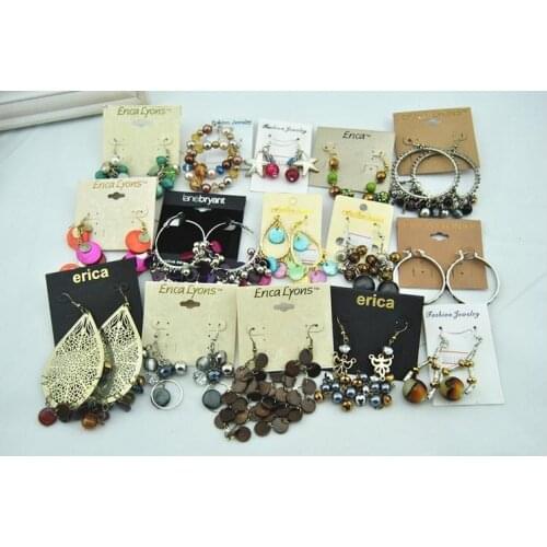 Freeshipping! 2021 new fashion mixed lot earrings 100 pairs a mixed bag mixed lot earring