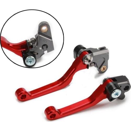 CNC Motorcycle Billet Foldable Pivot Clutch Brake Lever Handle For HONDA CR80R/85R/125R/250R Brake Levers Handle Levers