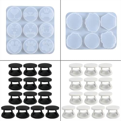 Cellphone Grip Holder Silicone Mould DIY Crafts Casting Tool Mobile Phone Socket Epoxy Resin Mold