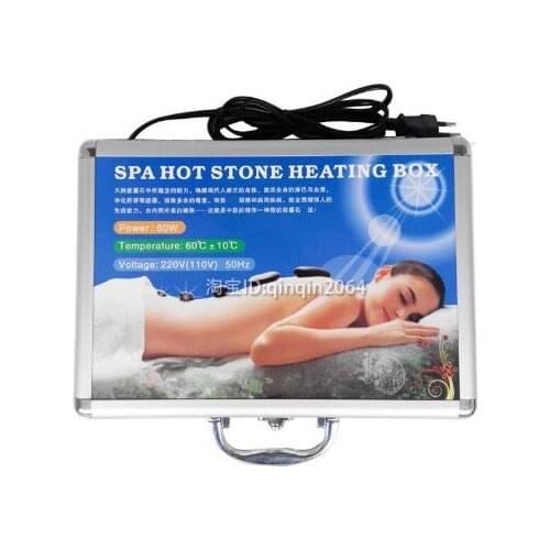 Stone massage Heater box,220V electric heating bag for hot energy lava volcanic stone spa massage 3*4 6*8 7*7 stone to choose