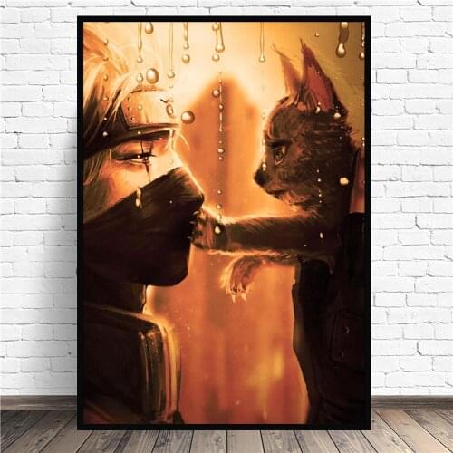 Kakashi Canvas Painting Wall Anime Art Pictures Prints Home Decor Wall Poster Decoration For Living Room