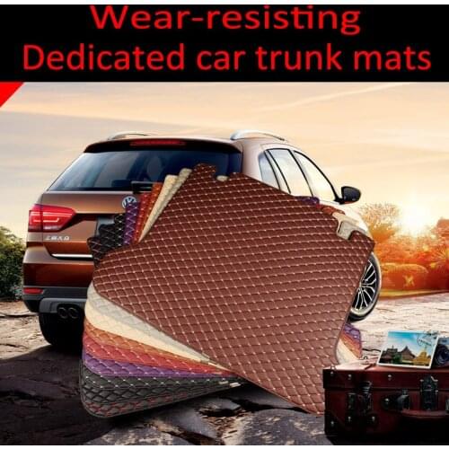 Custom fit car Trunk mats for Volkswagen CC Eos Golf Passat Tiguan sharan 5D carpet floor liner