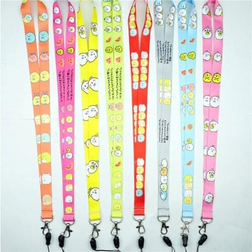 Cute Cartoon Lanyard for Keys USB ID Card Badge Holder Mobile Phone Straps Webbing Necklace Keychain 1J014