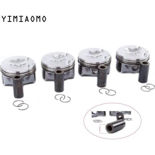 N 911 766 01 23MM Pistons Kit For Audi A4 A5 A6 Q5 A7 A8 TT VW Golf Jetta Passat CC Tiguan Skoda Octavia Superb Seat Altea 2.0T