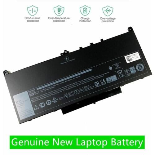 NEW J60J5 Replacement Laptop Battery For Dell Latitude E7270 E7470 J60J5 R1V85 MC34Y 242WD 7.6V 55Wh