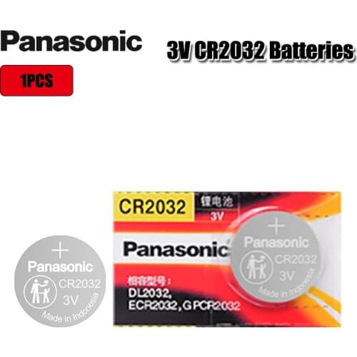 1pcs Original PANASONIC CR2032 2032 3V High-Performance Button Batteries Suitable Supports Watch Calculator