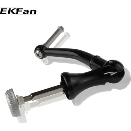 EKFan 1pc Fishing Reel Handle Hexagonal Shaft Metal Rocking Crank Handle for Spinning wheel accessories