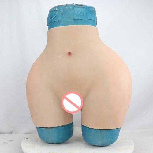 Silicone Buttock Hip Up Ass Enhancer Shaper Enhancement Panties Big Butt Fake Vagina Artificial Crossdresser Drag Queen Shemale