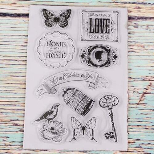 Sweet home Transparent clear stamp for DIY Scrapbooking/Card Making/Kids Christmas Fun Decoration Supplies