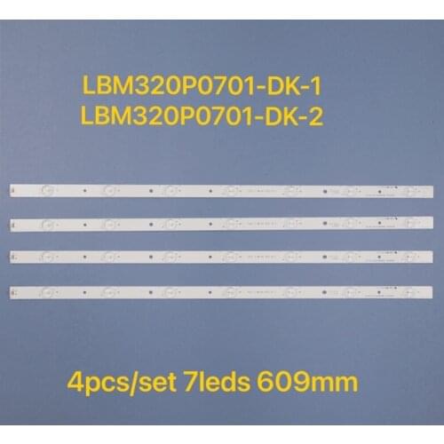 LED Backlight strip 7 lamp 3v For Sharp 32"TV LC-32LD165RU TPT315B5-XVN02 EVERLIGHT LBM320P0701-DK-1 LBM320P0701-DK-2 3v/LED