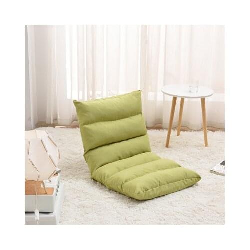 Japanese Floor Chair Folding Adjustable Lazy Sofa Chair Floor Gaming Sofa Chair Padded Lounger Soft Recliner with Back Support