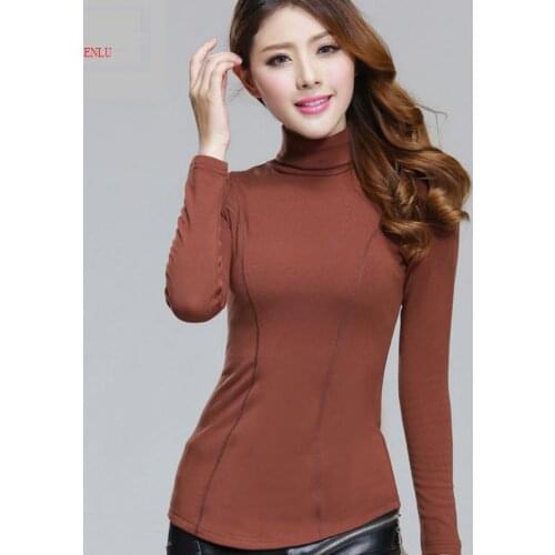Womens spring autumn winter knitting turtleneck pullover knitted sweaters women long sleeve Thicken sweater plus size M-XXXXL
