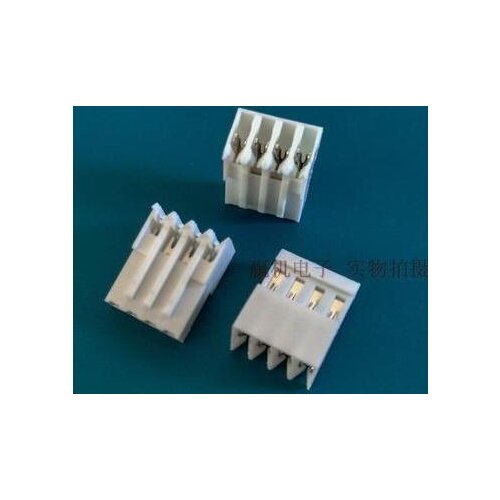 10PCS Domestic 2.54 punctured (IDC) connector 4PIN 24 # 90 degrees substitute white 3-640441-4