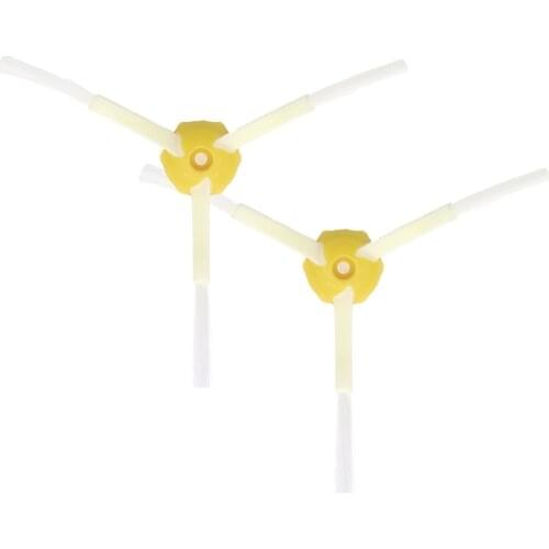 2pcs Side Brush 3-armed for iRobot Roomba 500 600 700 Series 528 530 532 550 560 620 625 630 650 760 770 Vacuum Cleaner Parts