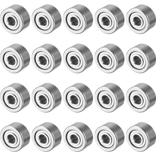 20pcs MR62ZZ 2mmx6mmx2.5mm Double Shielded Miniature Deep Groove Ball Bearing