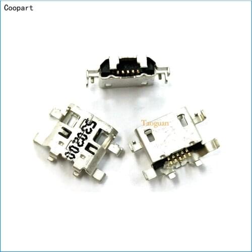 5pcs/lot Coopart New USB Charging Port Dock Connector Replacment for Lenovo Idea Tab A5500 A5500-HV A8-50 high quality
