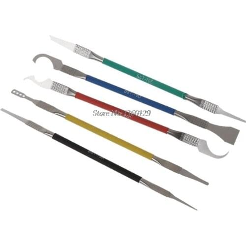 5 in 1 IC Chip Repair Thin Blade CPU NAND Remover Maintenance Knife Remove Glue Disassemble Phone PC Rework Processor Tools