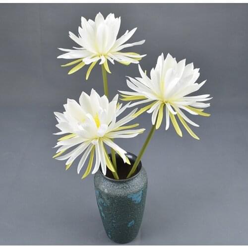 70cm Artificial Epiphyllum Flower Silk Cloth DIY Flower Arrangement Indoor Art landscaping Hotel Wedding Christmas Home Decor