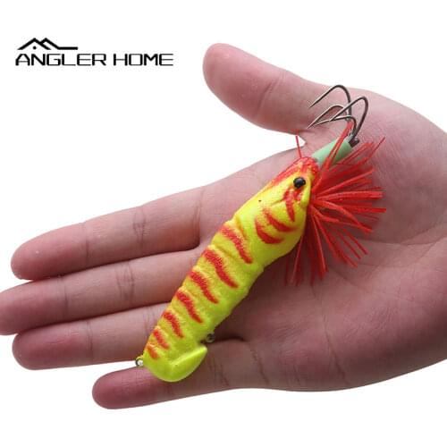 Angler Home 12cm 21g Fishing Lure Squid Jig Sea Octopus Cuttlefish Shrimp 10 Colors Available