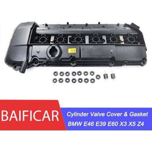 Baificar Brand New OEM Engine Cylinder Valve Cover & Gasket For 3/5 Series BMW BMW E46 325xi 325i 525i 530i X3 Z4 M54 2.5L 3.0L