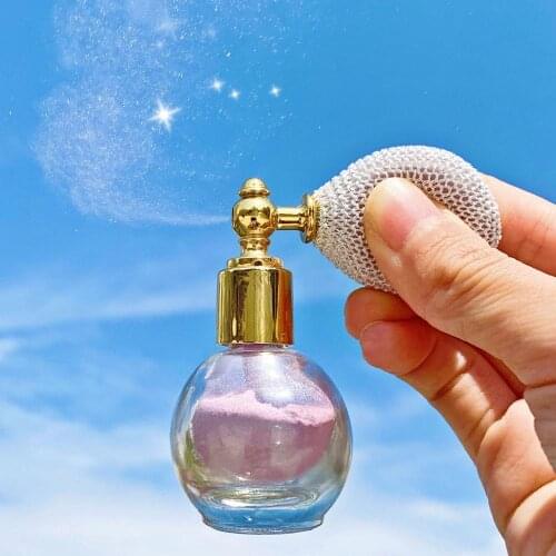 Glitter Powder Spray Makeup Pressed Loose Powder Body and Face Shimmer Dust Sparkle Powder HighLight Glitter Spray