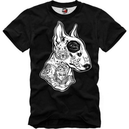 T Shirt Pitbull Bull Terrier T Shirt Brand 2019 Male Short Sleeve Cool T-Shirts Designs Fashion Best Selling Men Cool T Shirts