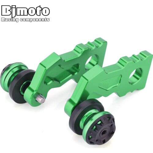 Motorcycle Swingarm Spools Crash Slider Rear Axle Spindle Chain Adjuster Stand Screw For Kawasaki Z900 2017 2018 2019 2020