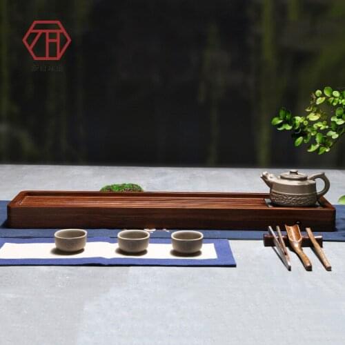 "Ming Yue" new Chinese creative heavy bamboo black stone bamboo tea Kung Fu tea tea to send water