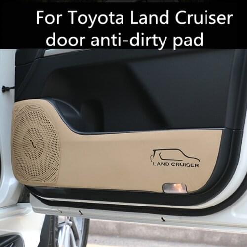 For Toyota Land Cruiser 08-19 door anti-dirty pad Land Cruiser door protection pad LC200 modification