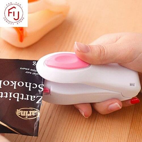 Portable Mini Sealing Machine Kitchen Storage and Organization Household Sealing Food Clip Heat Sealer for Kitchen Convenience
