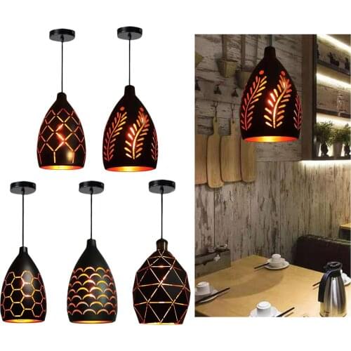 Retro Chandelier Lamp Hanging Ceiling Light Fixtures for Restaurant Decors