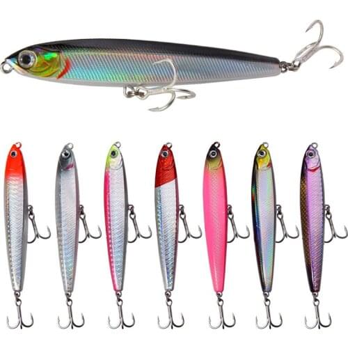 1 pc 10 /14 /18 /24 g Sinking Pencil Flying Ghost Blood Tank Hook Road Bait Long Shot Sea Fishing Freshwater Artificial Swimbait